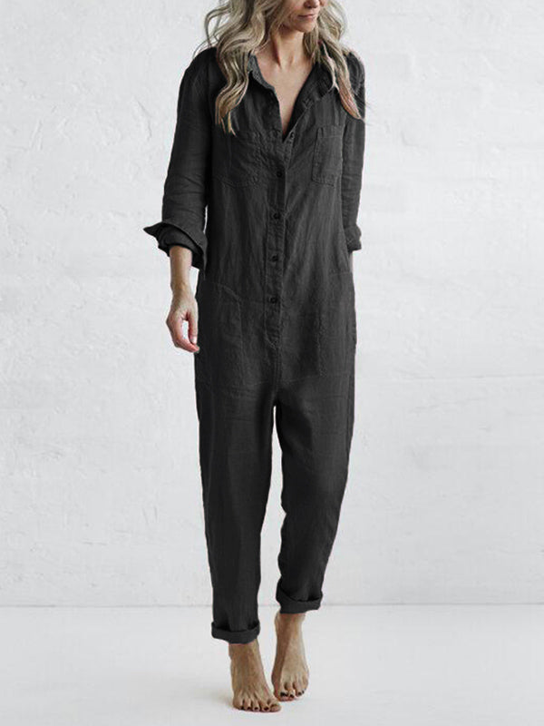 Sydney | Long sleeve jumpsuit - For a better look