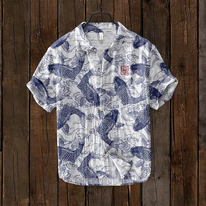 Agata - Vintage Fish Japanese Art Shirt