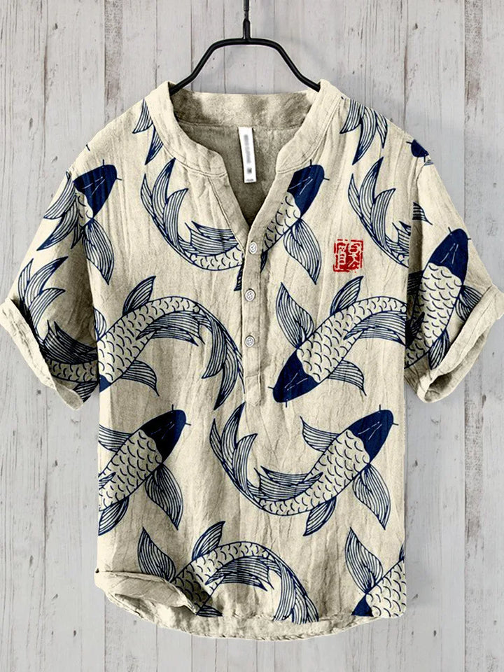 Agata - Vintage Fish Japanese Art Shirt