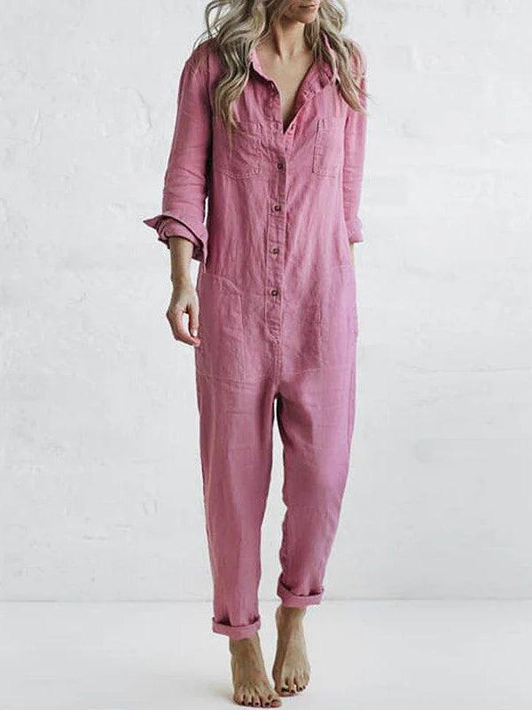 Sydney | Long sleeve jumpsuit - For a better look