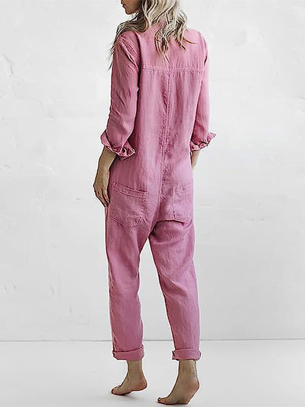 Sydney | Long sleeve jumpsuit - For a better look