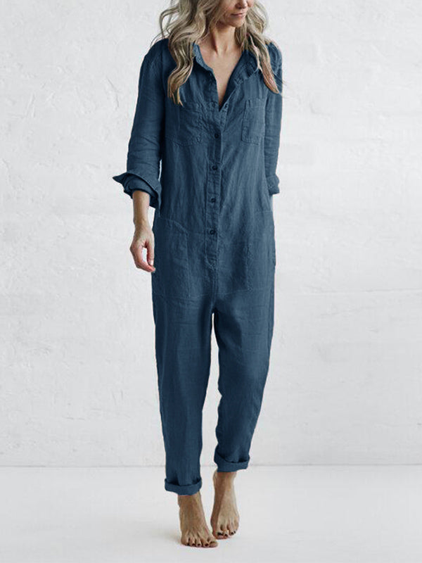 Sydney | Long sleeve jumpsuit - For a better look