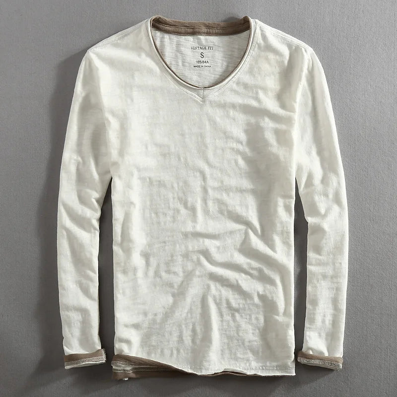 Richard - Casual long-sleeved shirt for summer evenings