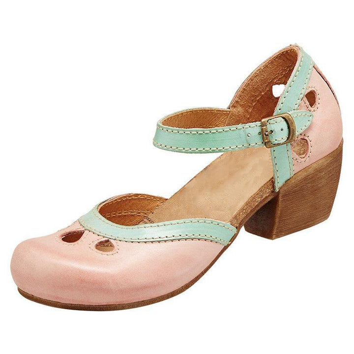 Amalia - Comfortable sandals with low heels