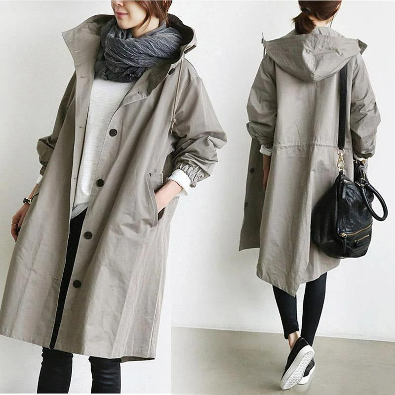 Stylish, water-repellent trench coat